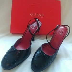 Guess black leather Marni pumps